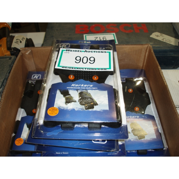 Lot 3, Korkers Ice cleats, XL