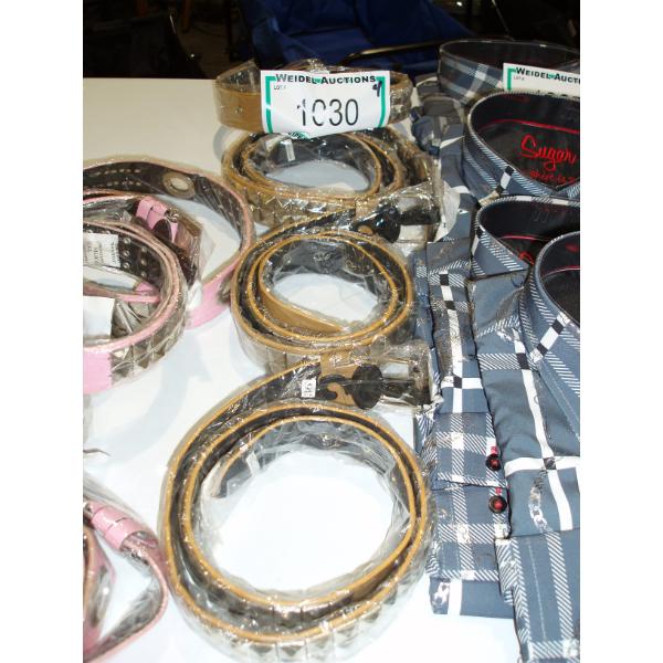 Studded Tan Ladies Belt