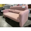 Image 1 : Fluffy Pink Sofa with Accented Back