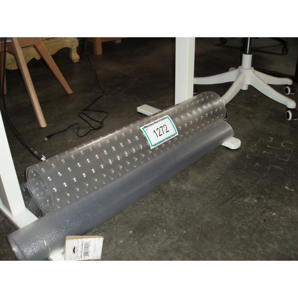 Lot of 3, clear plastic Chair Mats