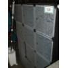 Image 1 : 12 Cube Plastic Storage Organizer with grey swirl pattern