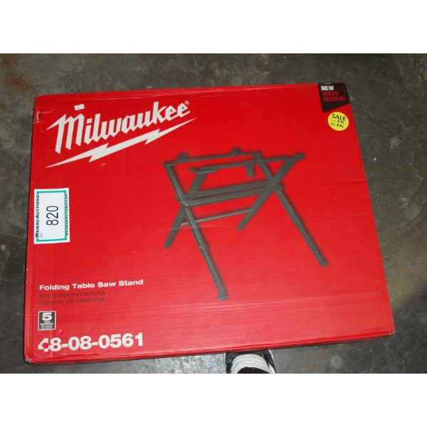 NEW Milwaukee Folding Table Saw Stand