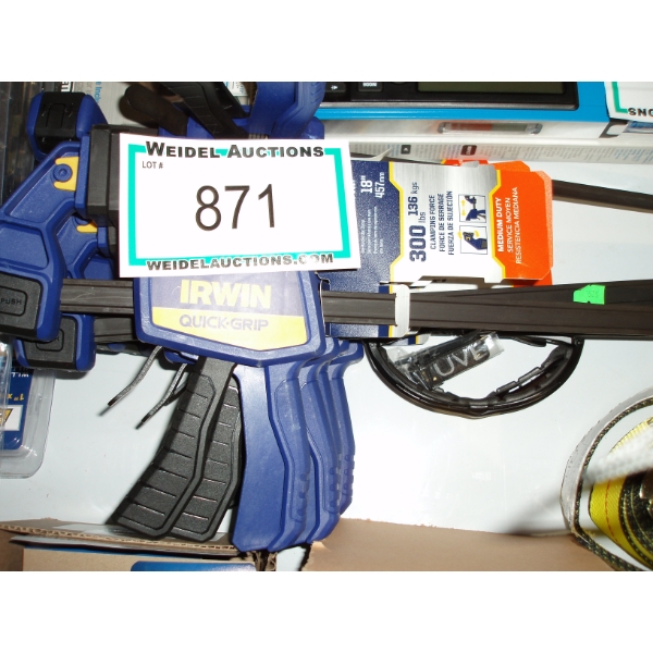 Lot of 5 new urwin quick drip 18" clamps