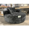 Image 1 : 56" Upholstered Barrel Chair