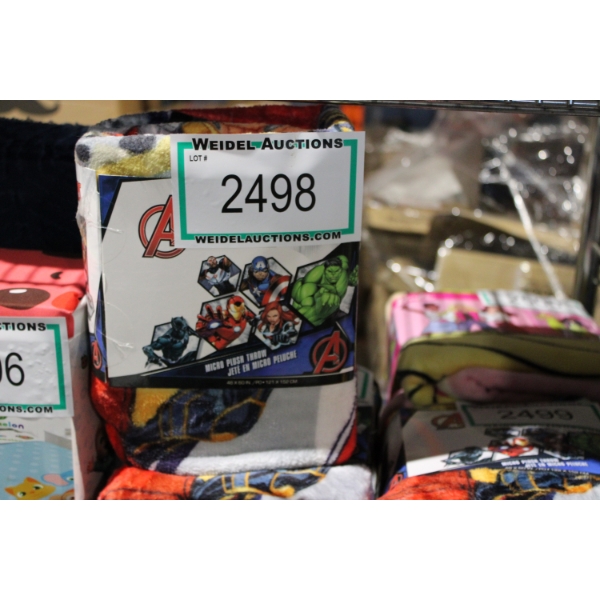 Avengers Micro Plush Throw