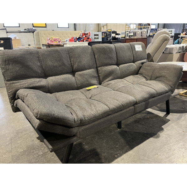 George Oliver Upholstered Convertible Sofa with Adjustable Arms