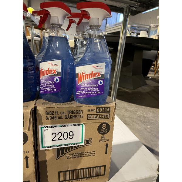 Ammonia Free Windex, 946ml Trigger Bottles, 8