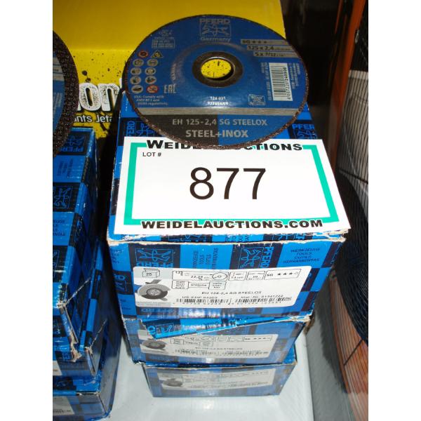 Lot of 3 PFERD 5" cutting disk