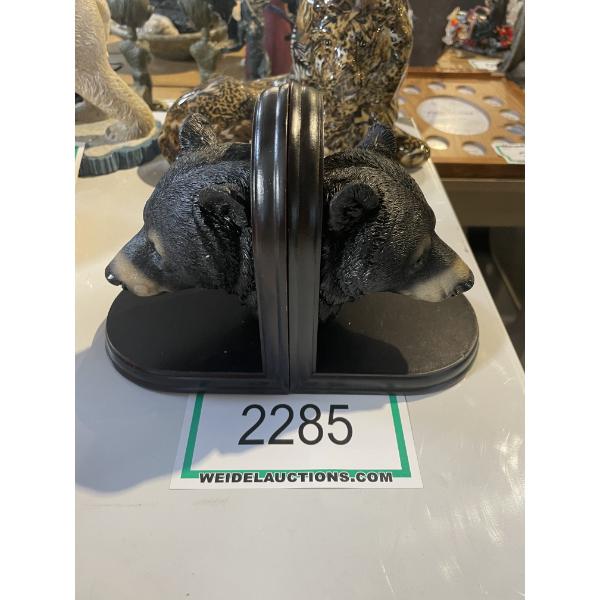 Bear Head Book Ends