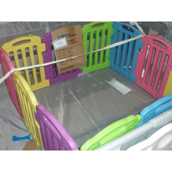 Multicolor Plastic Baby Playpen