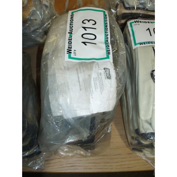 Lot of 12, Rubber coated work gloves - size L