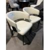 Image 1 : 2 pc white leather chair set