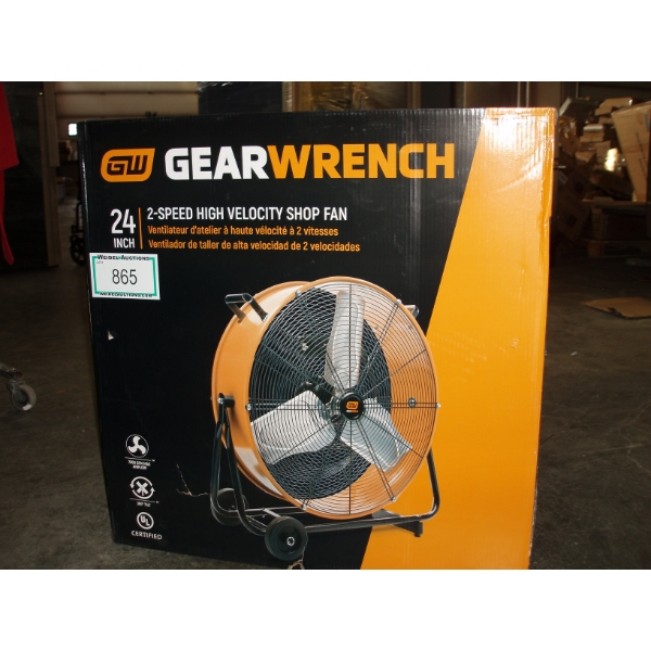 NEW Gear Wrench 24" 2 speed High Velocity Shop Fan