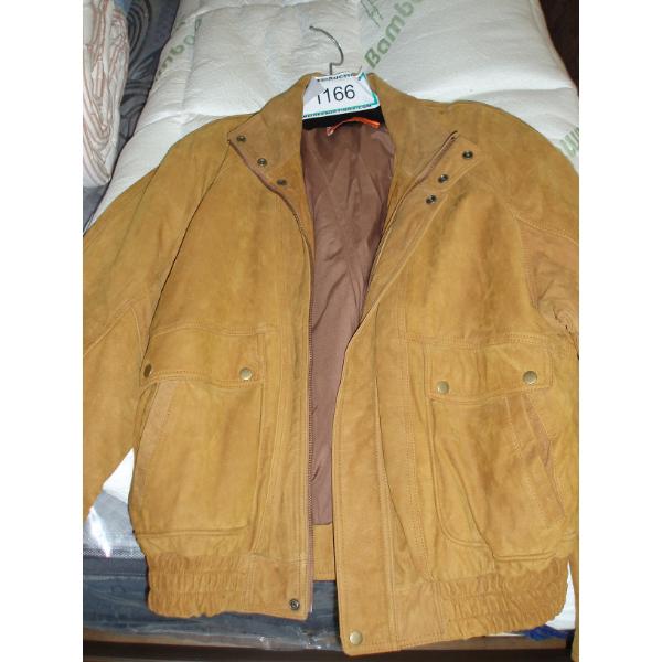 Size L - ELZEIN Tan Lamb Skin Jacket