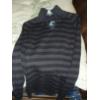 Image 1 : Size S - Two Tone Grey Striped T-Shirt Sweater