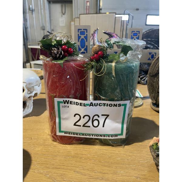 Peace & Joy Christmas Candles