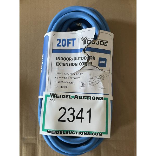 Indoor/Outdoor 20' Extention Cord