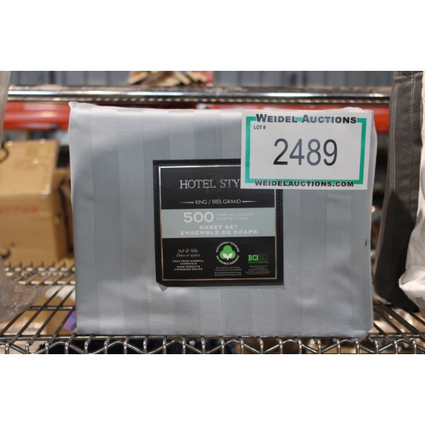 Hotel Style KING 500 thread count Sheet Set