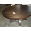 Image 1 : Round Solid Wood Table - NO CHAIRS