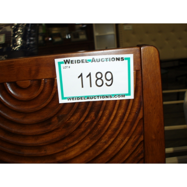 King Size Harmony Platform Bed Frame with Headboard - walnut