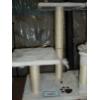 Image 1 : Small White Cat Tree with lower and upper platforms