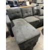 Image 2 : New L Shaped Sectional with Storage & Pull Out Bed
