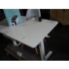Image 1 : White Power Adjustable Computer Desk