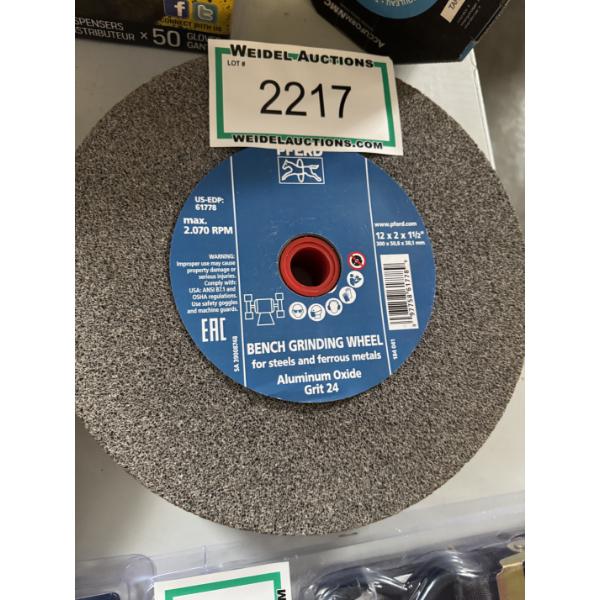 Bench Grinding Wheel 12" x  2" x 2 1/2"