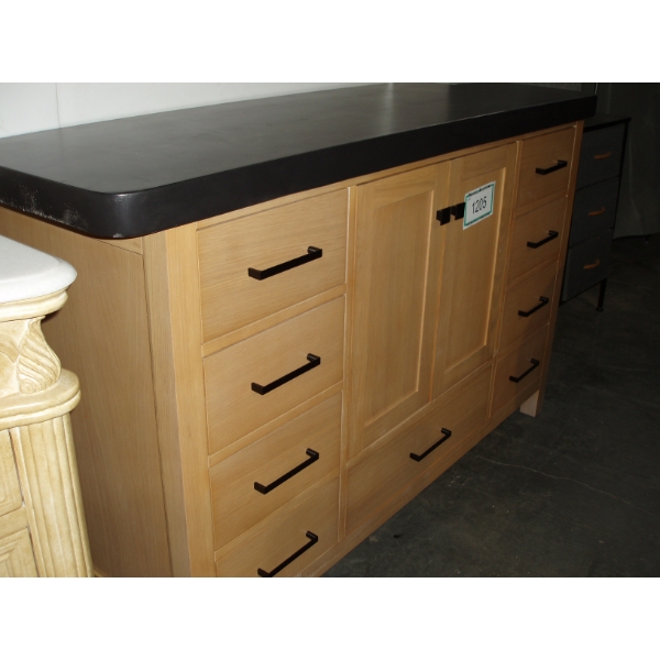 Light wood Bathroom Vanity Cabinet from Wayfair, HAS NO TOP