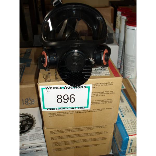 Lot of 3 - 3M 7800 S-S Full Face Pc Silicon - sz sm