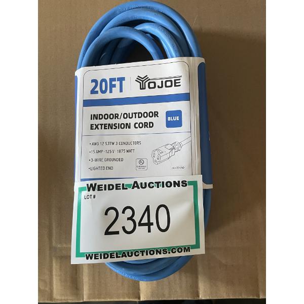 Indoor/Outdoor 20' Extention Cord