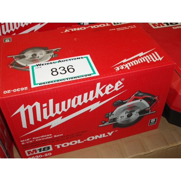 NEW Milwaukee M18 Cordless 6 1/2 inch circular saw - TOOL ONLY