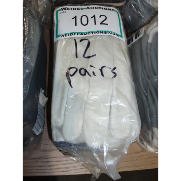 Lot of 12, Leather gloves - size L