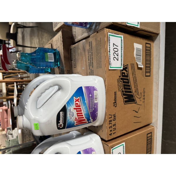 Ammonia Free Windex, 3.78 L Bottle, Box of 4