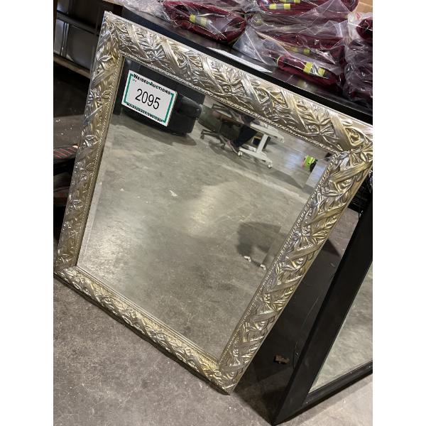 Mirror with Silver Guilded Frame