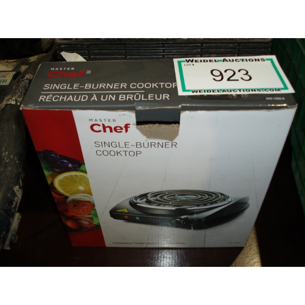 Single burner cooktop Master Chef