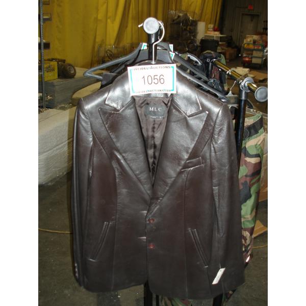 Size 8 - MLC Ladies Brown Leather Coat, Made in Canada