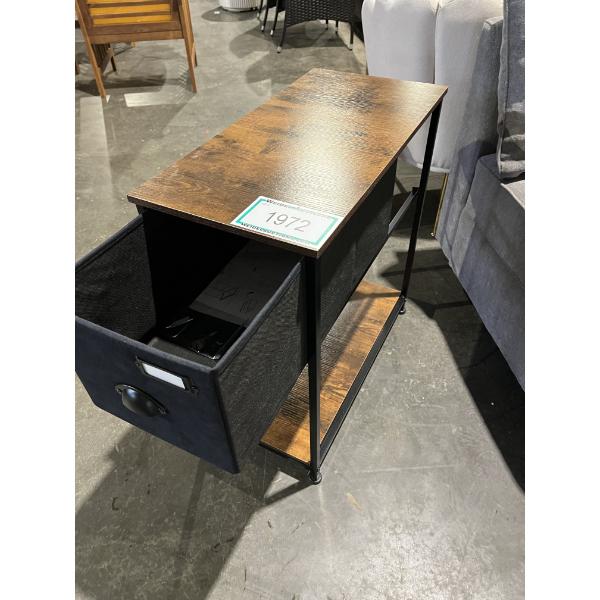 Small Side Table with 1 fabric Drawer