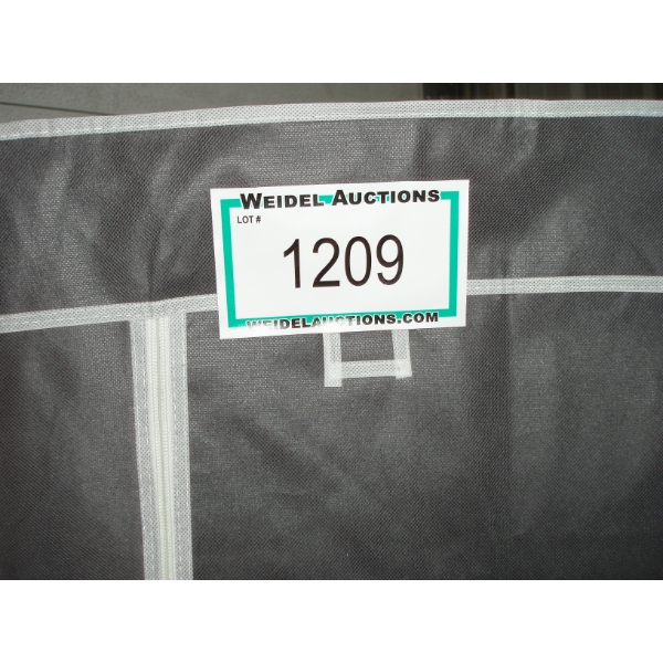 Portable Fabric Wardrobe, light grey