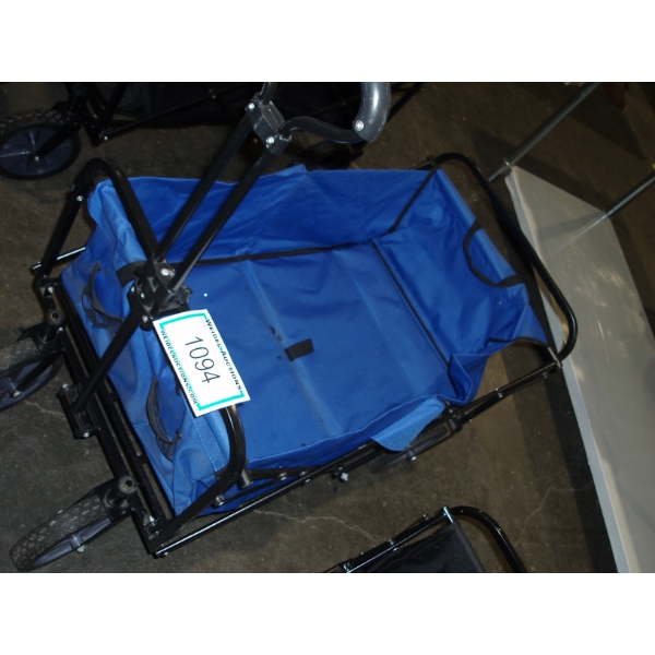 Large Folding Wagon, Blue