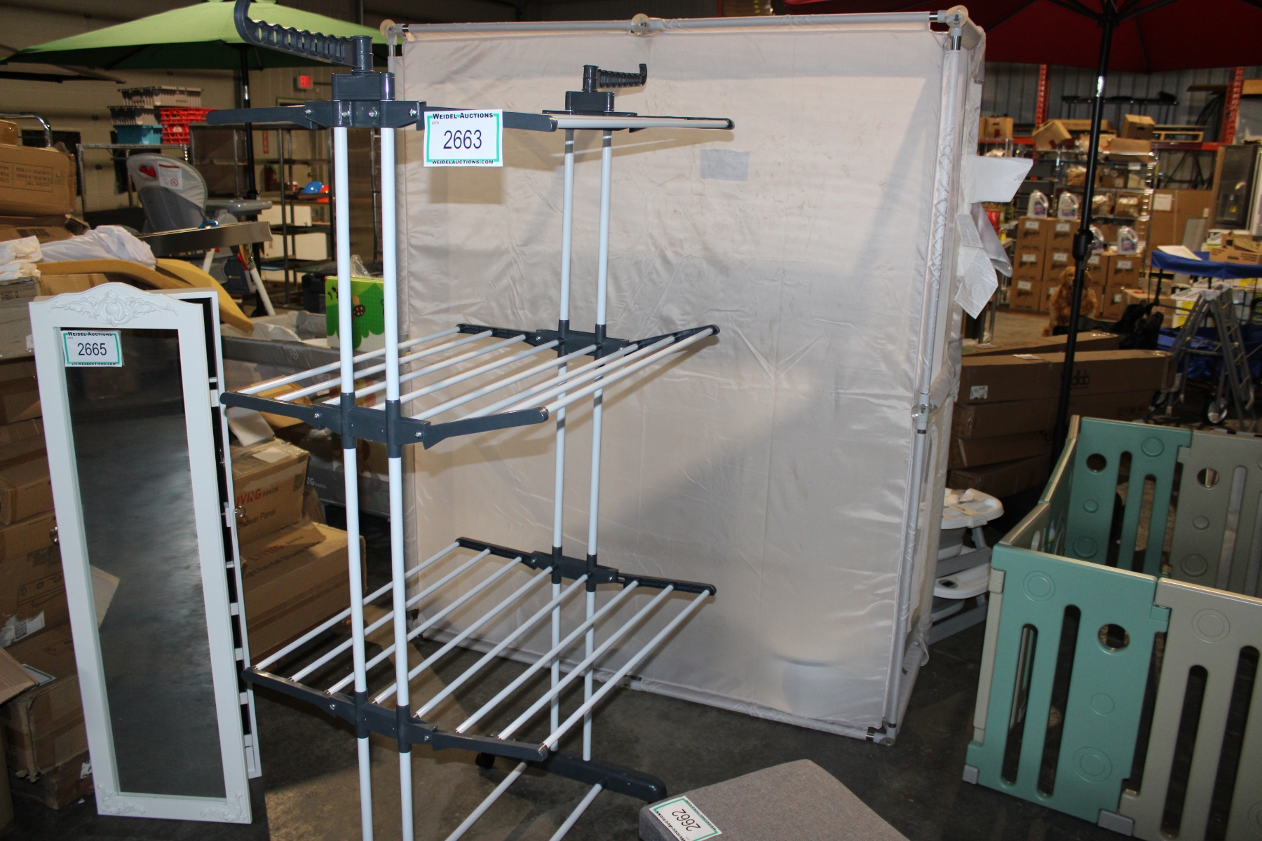 Drying Rack with foldable sides