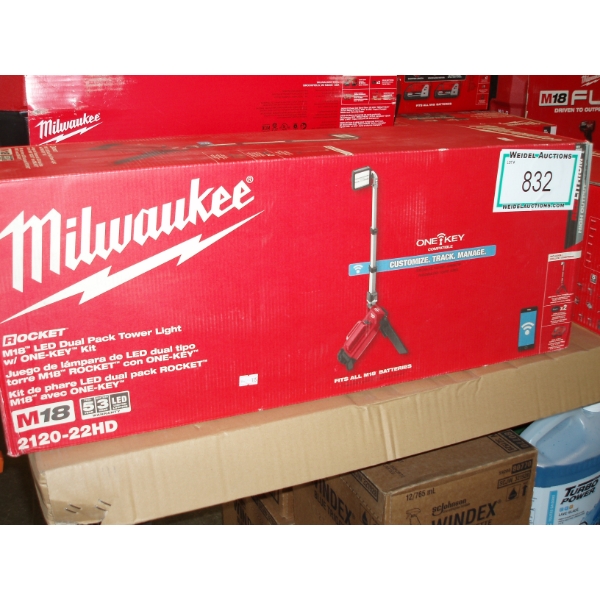 NEW Milwaukee Rocket M18 LED Dual Pack Tower Light