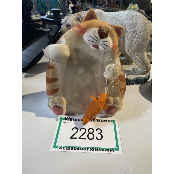 Fat Cat Piggy Bank