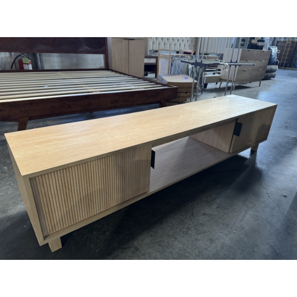Farmann Reeded 2-Door TV Stand