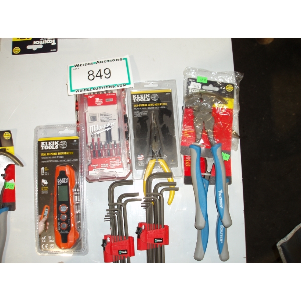 Lot of Assorted Milwaukee/Klein/Tool Tech Tools - 7 pcs