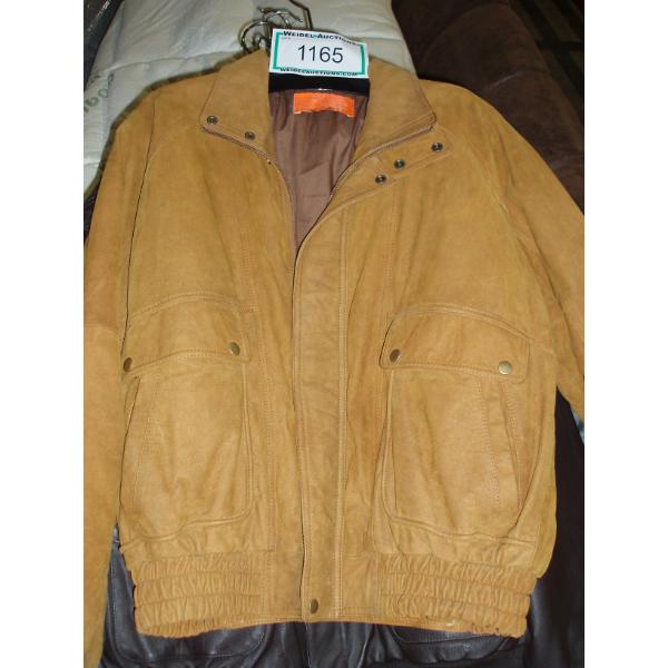 Size M - ELZEIN Tan Lamb Skin Jacket