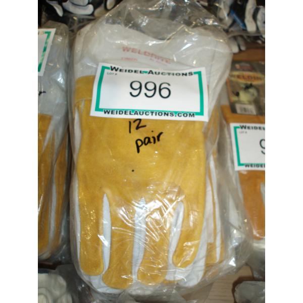 Lot of 12, Weldrite XL Welding Gloves