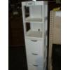 Image 1 : White 5 compartment storage shelf
