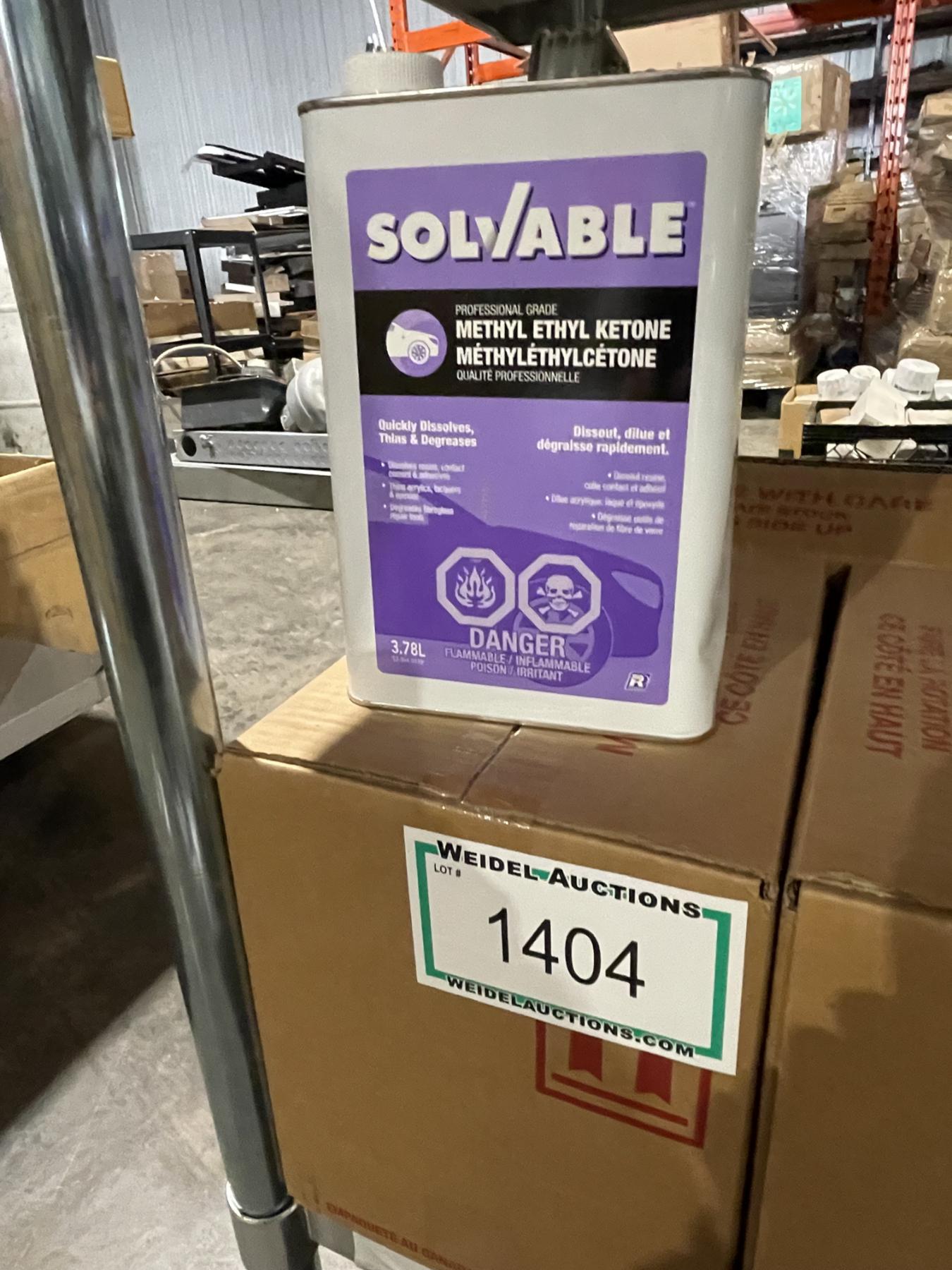 Solvable Box SOLVABLE Professional Grade Methyl Ethyl Ketone, box of 4