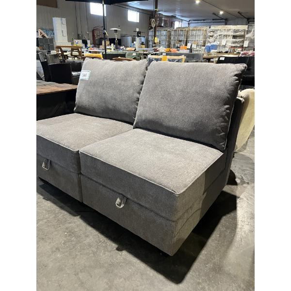 Modern Middle Seat Modular Love Seat